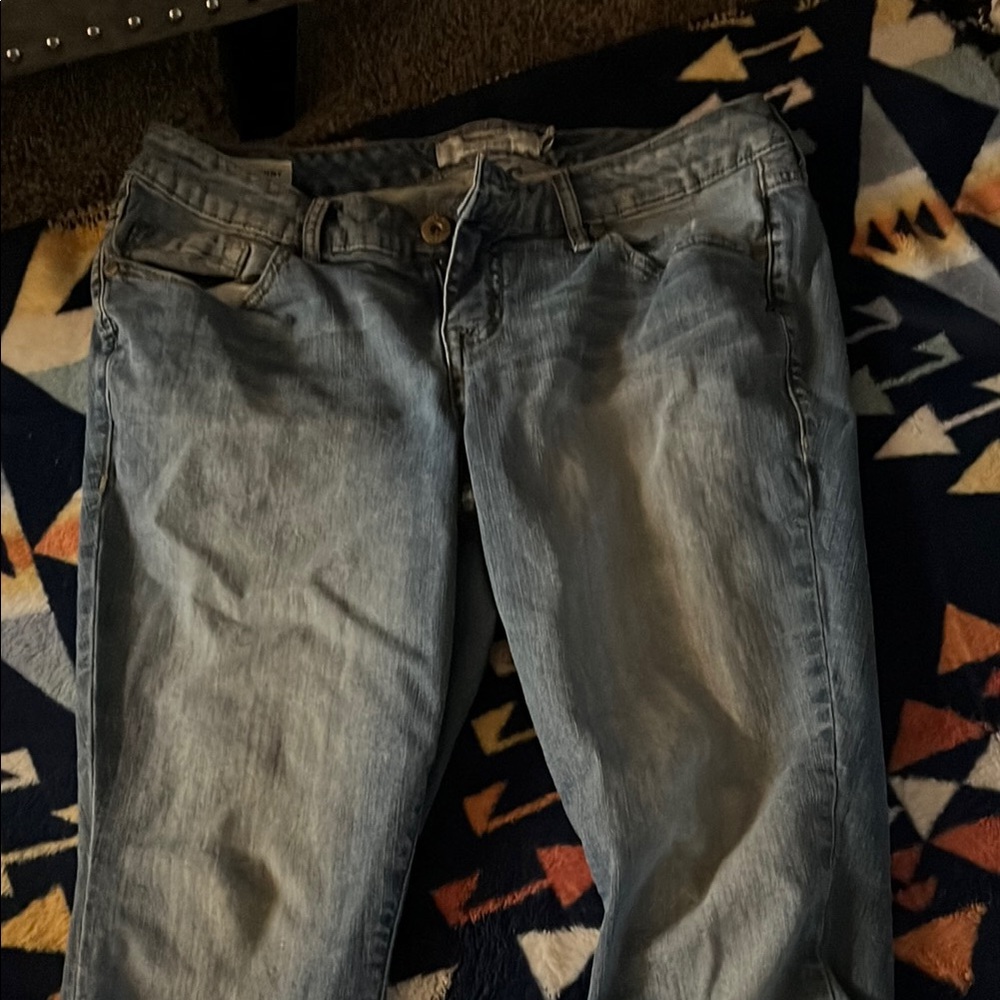 Torrid Light Blue Ankle & Cropped Jeans